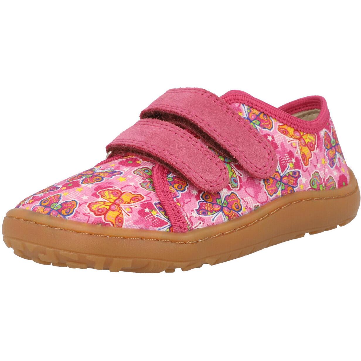 Froddo Barefoot Canvas Fuschia Butterfly G170044011