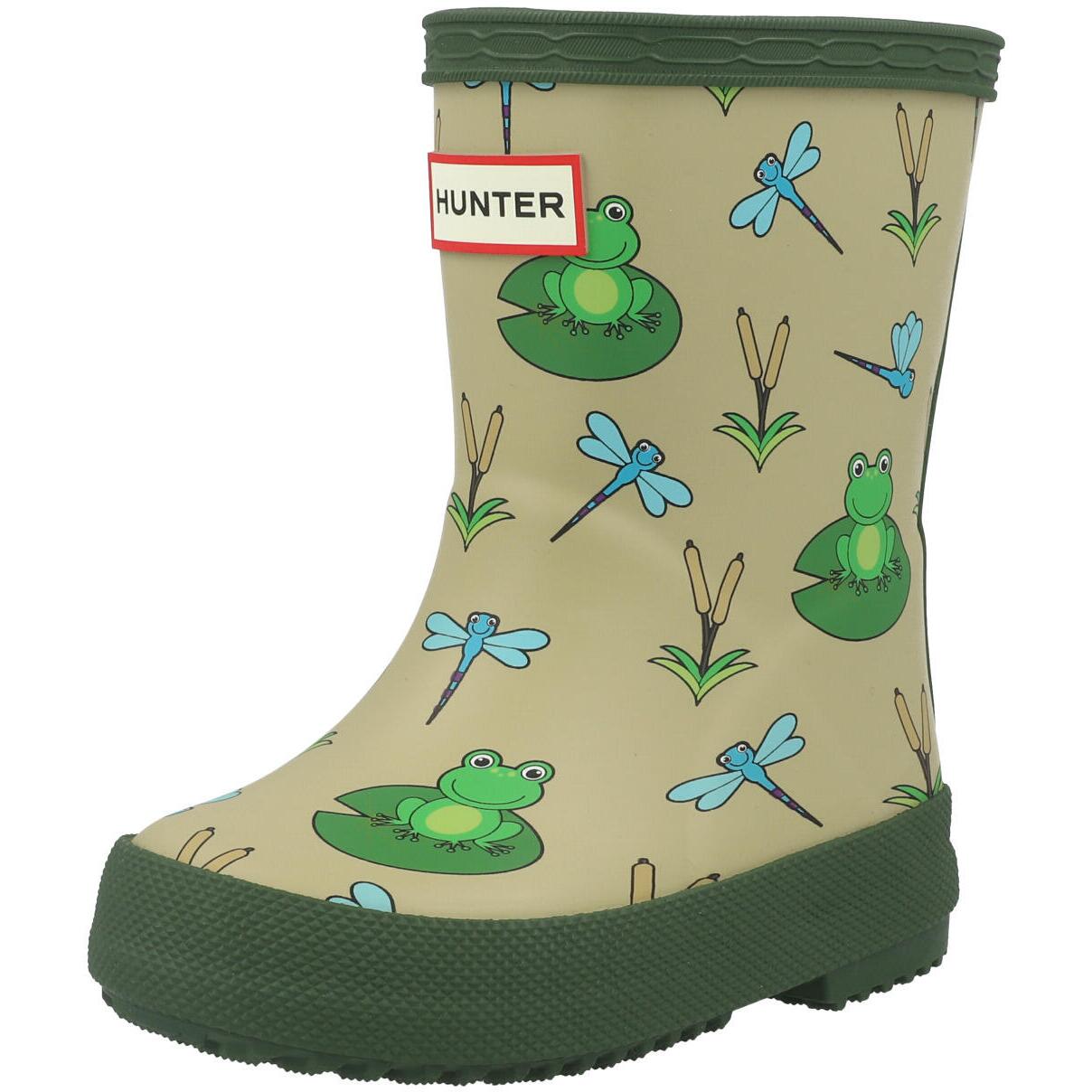 Hunter Kids First Classic Lily Pad Print Shore Frog Print HFRK0009261SN