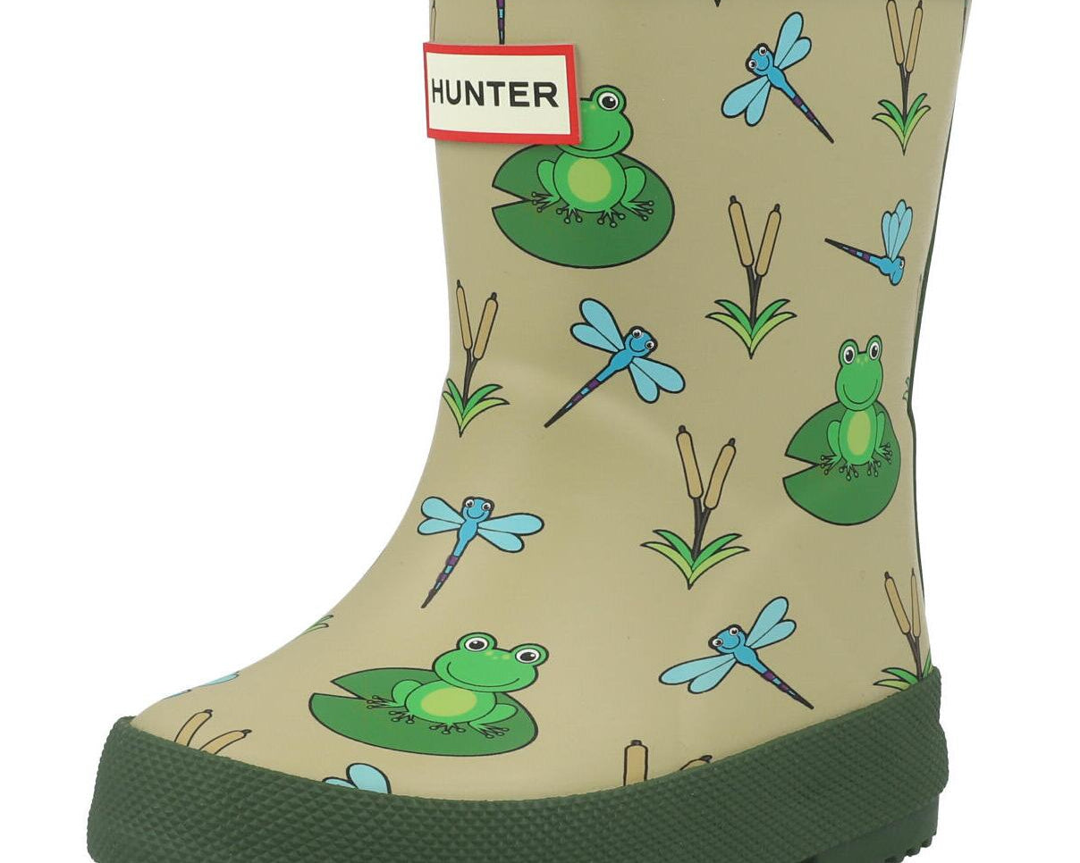 Hunter Kids First Classic Lily Pad Print Shore Frog Print HFRK0009261SN