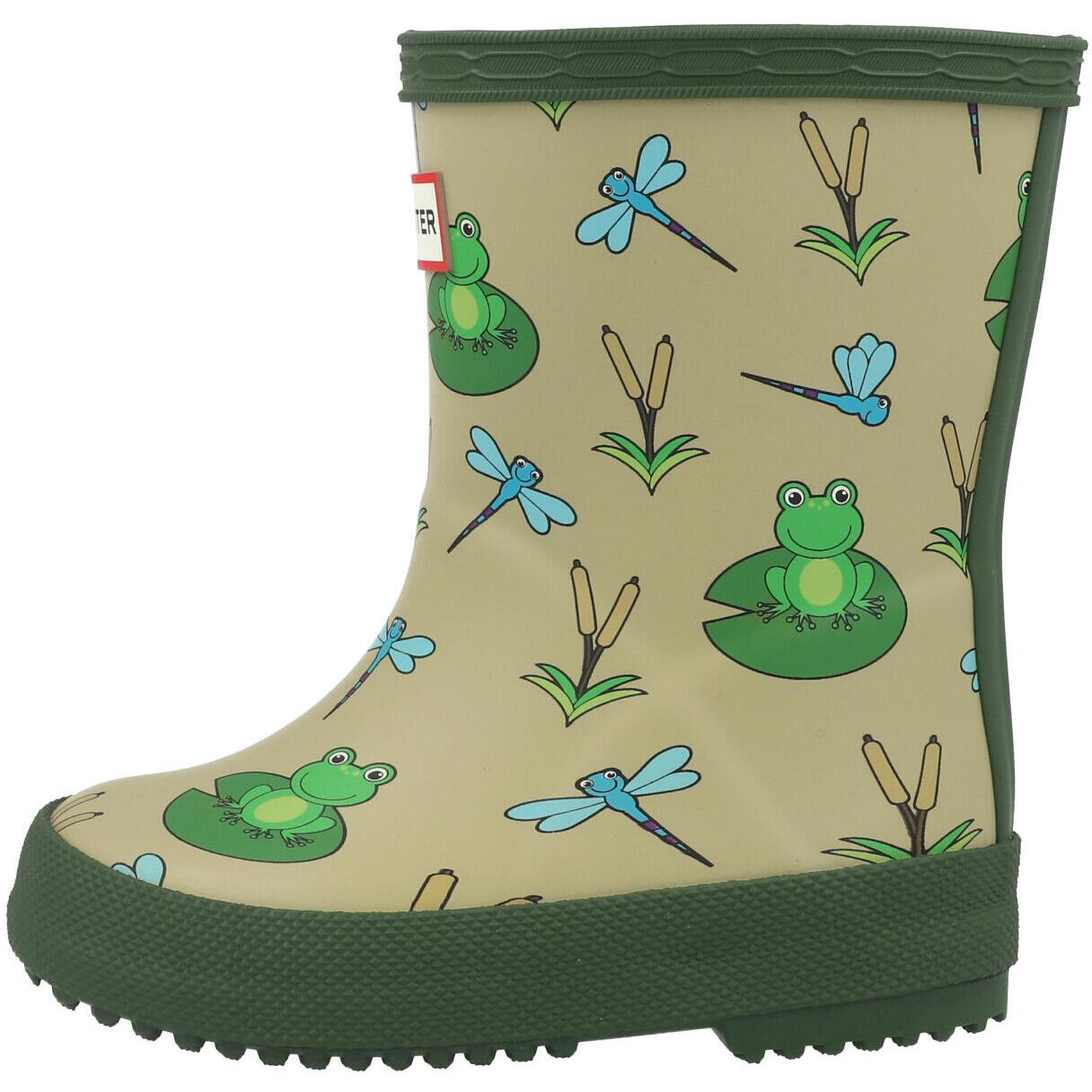 Hunter Kids First Classic Lily Pad Print Shore Frog Print HFRK0009261SN