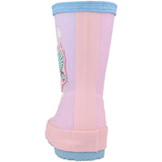 Hunter Kids First Unicorn Print Boot Blue Frost/Parfait Pink HFRK0008261FF