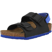 Birkenstock Milano Ankle Strap Kids Black/Ultra Blue 1029469