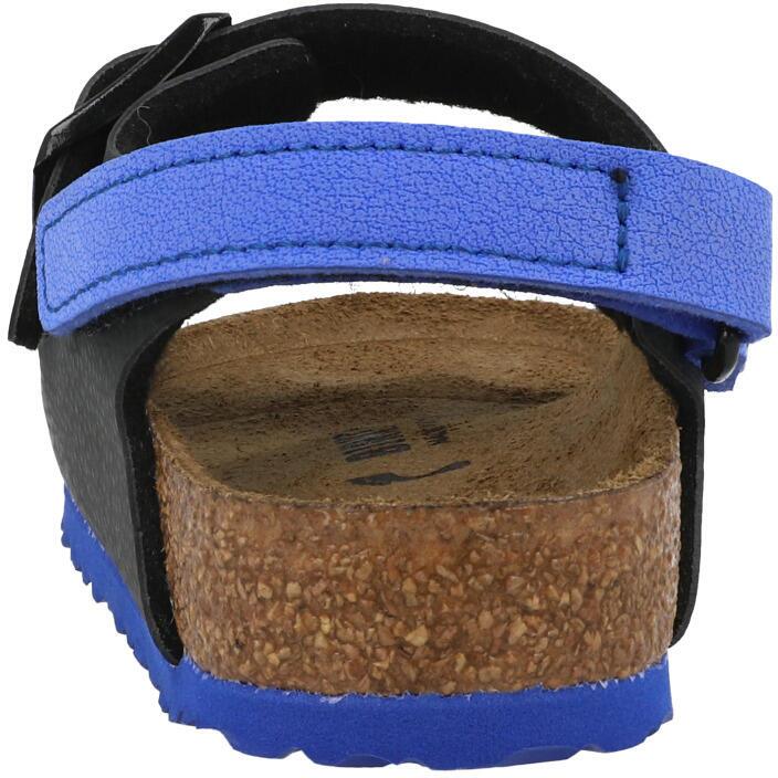 Birkenstock Milano Ankle Strap Kids Black/Ultra Blue 1029469