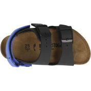 Birkenstock Milano Ankle Strap Kids Black/Ultra Blue 1029469