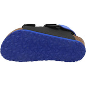 Birkenstock Milano Ankle Strap Kids Black/Ultra Blue 1029469