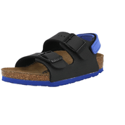 Birkenstock Milano Ankle Strap Kids Black/Ultra Blue 1029469