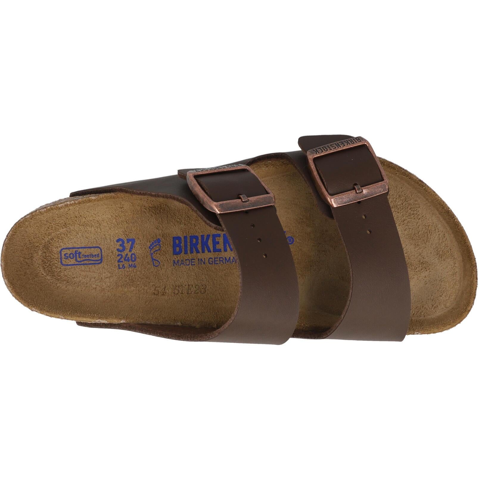 Birkenstock Arizona Soft Footbed Dark Brown Sandals – Awesome Shoes
