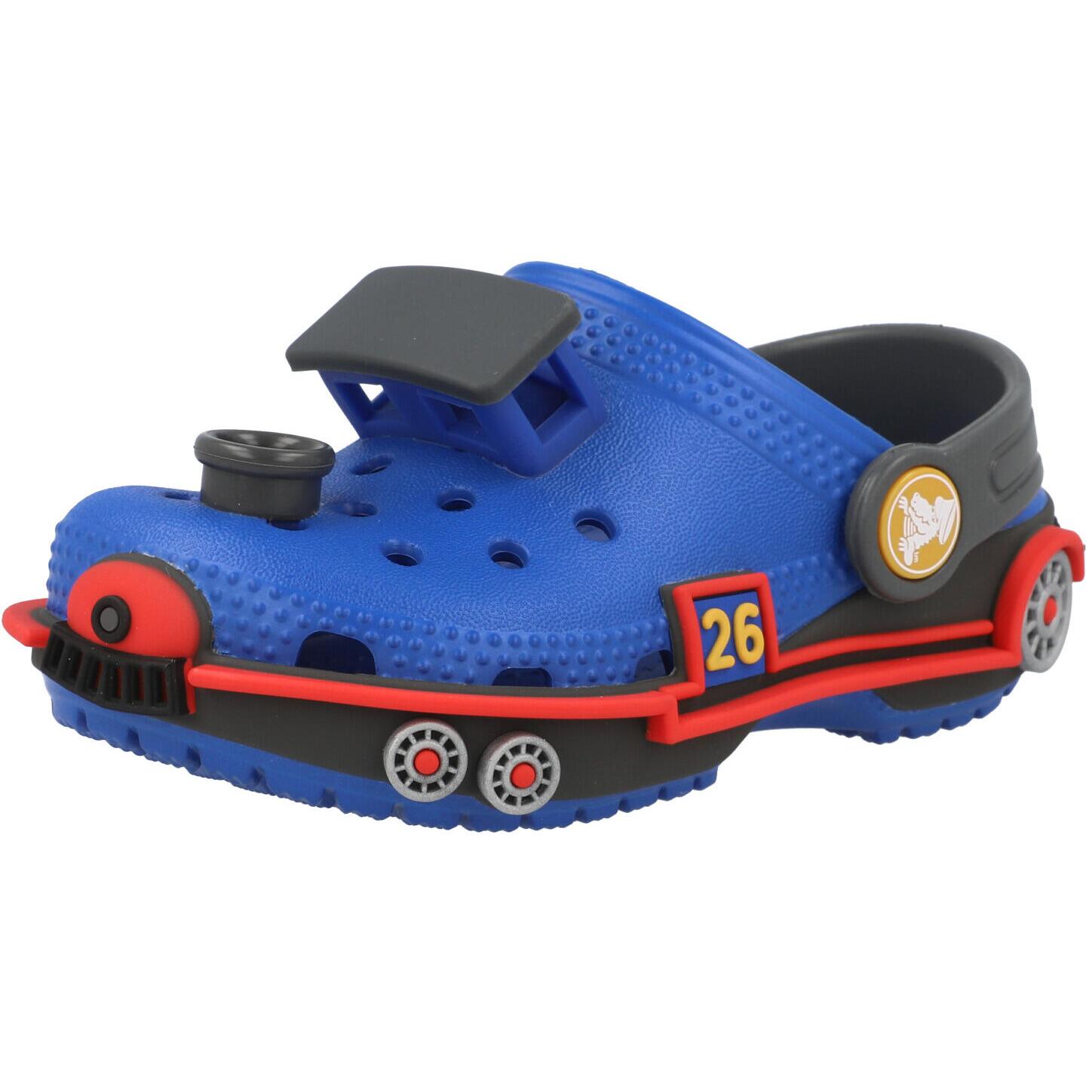 Crocs Kids Classic IAM Train Clog T Blue Bolt/Carbon 2131875ED