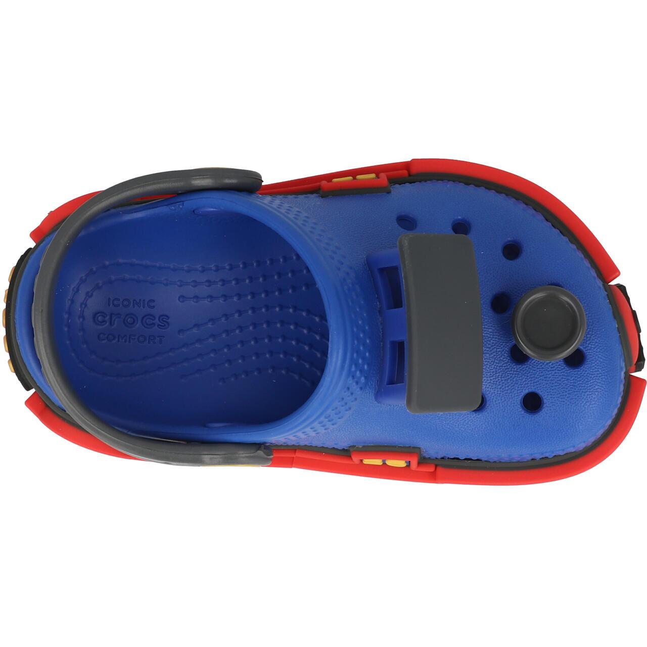 Crocs Kids Classic IAM Train Clog T Blue Bolt/Carbon 2131875ED