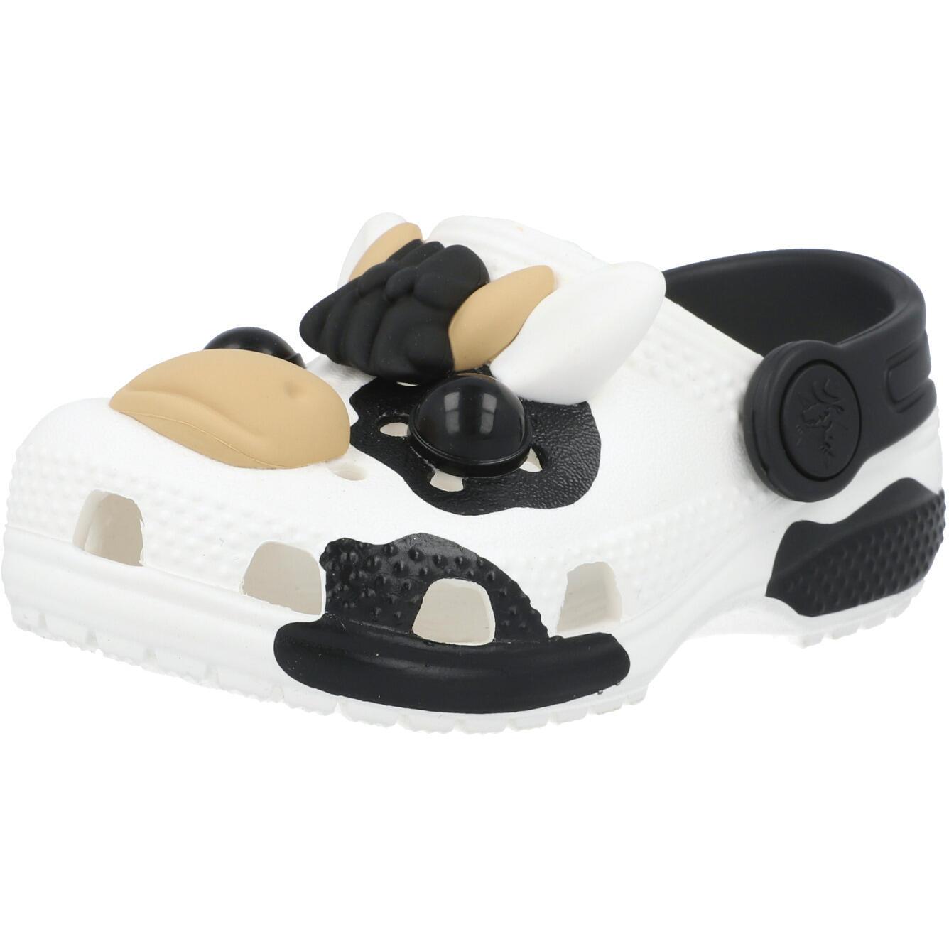 Crocs Kids Classic IAM Cow Clog T White 212902100
