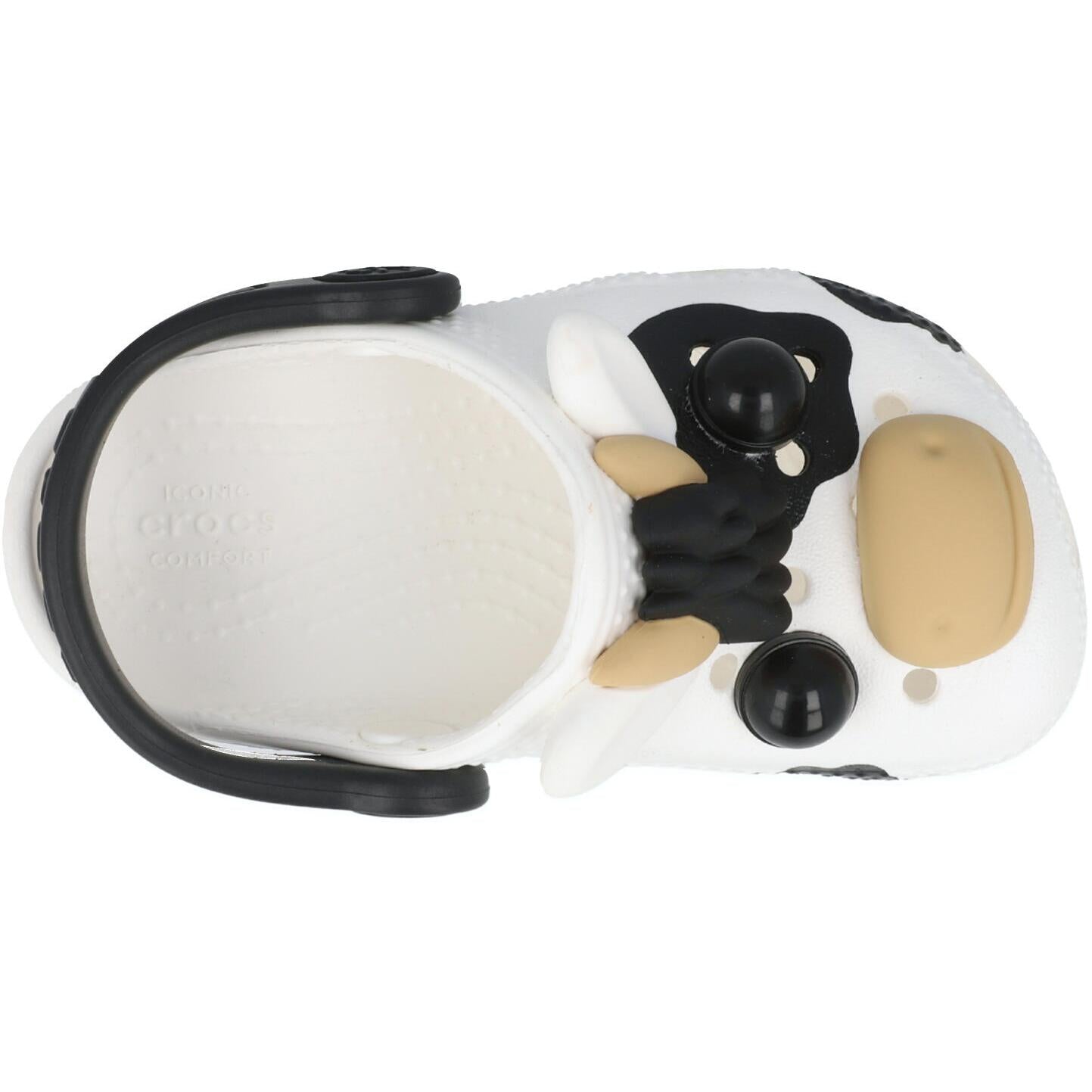 Crocs Kids Classic IAM Cow Clog T White 212902100