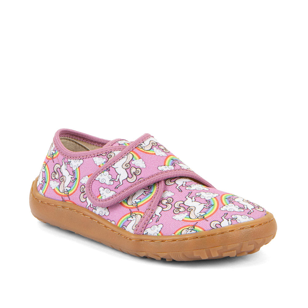 Froddo Barefoot Slippers White Pink Unicorn G170043811