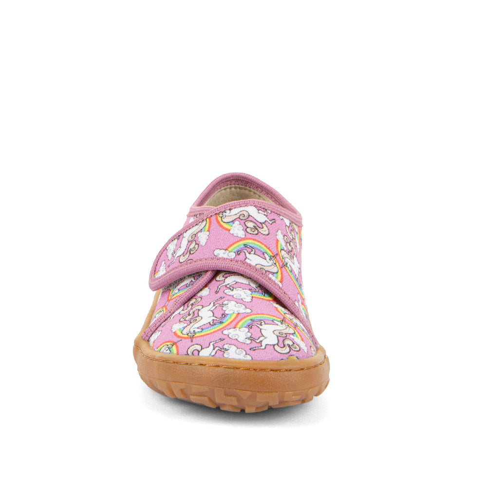 Froddo Barefoot Slippers White Pink Unicorn G170043811
