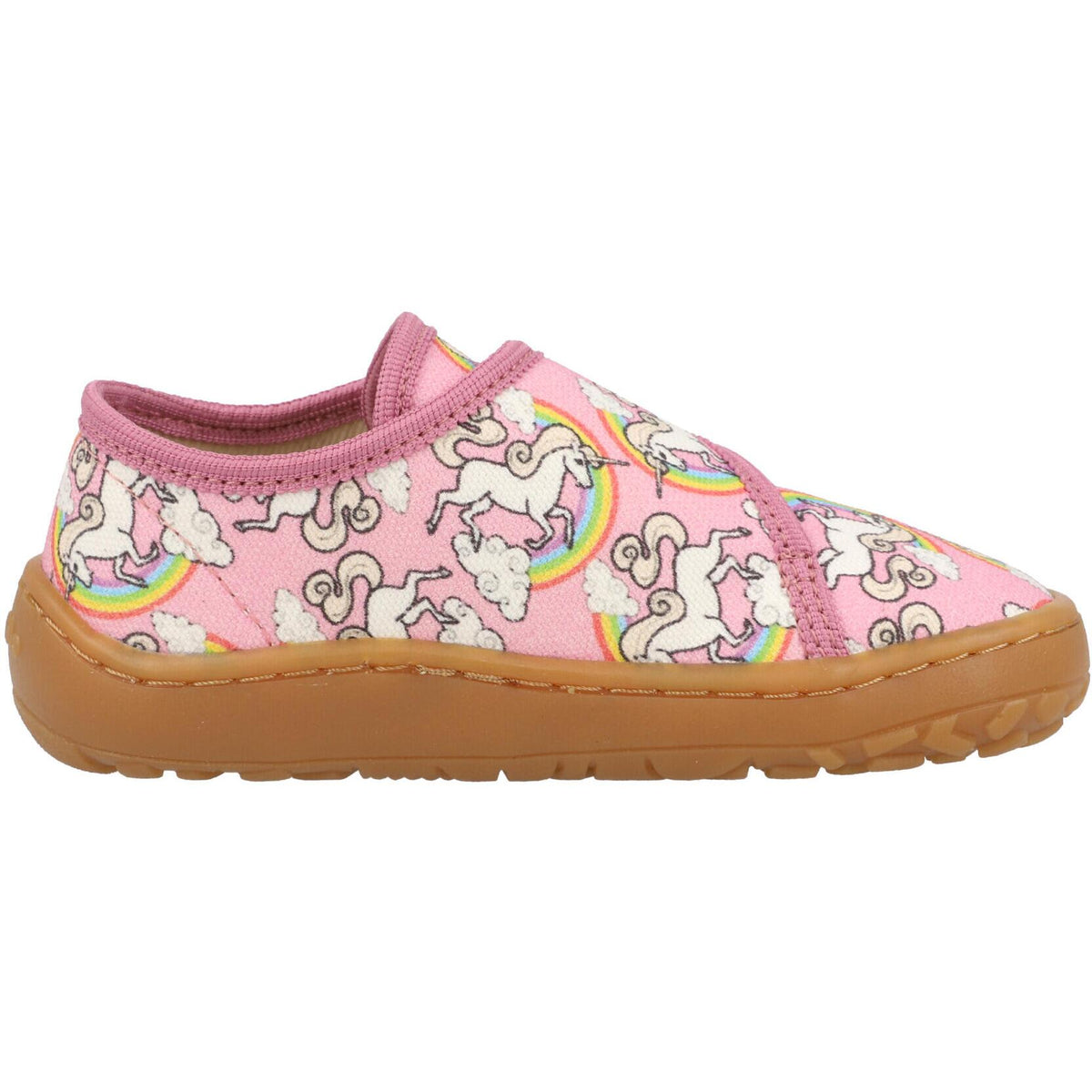 Froddo Barefoot Slippers White Pink Unicorn G170043811